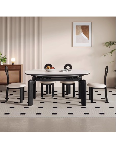 Rockboard Folding Extending Dining Table